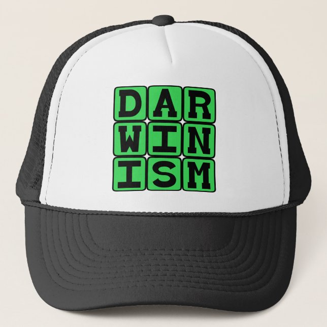 Gorra De Camionero Darwinismo, Teoría de la Biología (Anverso)