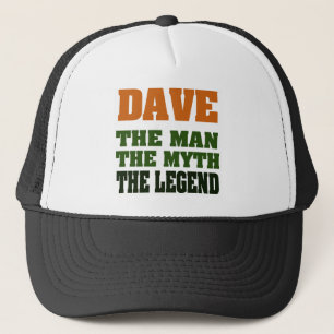 Gorra De Camionero ¡Dave - el hombre, el mito, la leyenda!