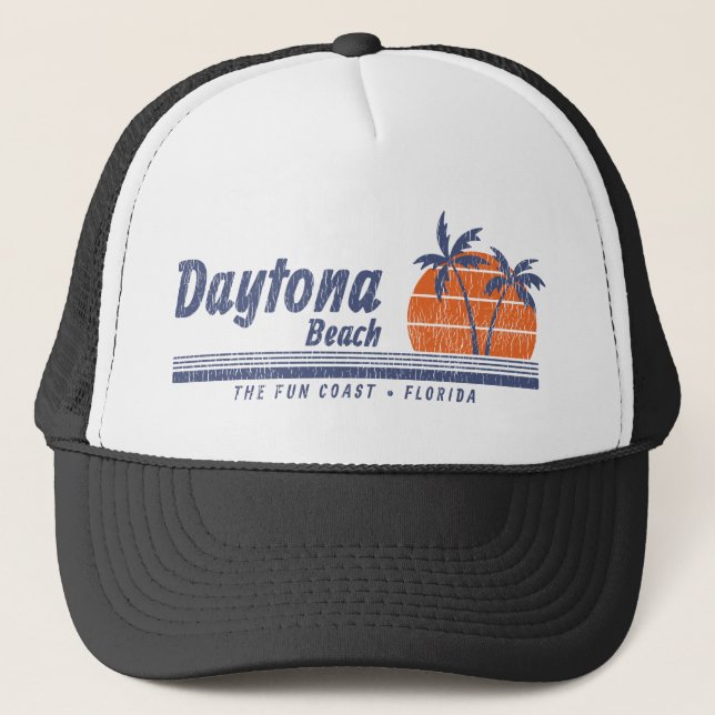 Gorra De Camionero Daytona Beach Florida Fun Coast (Anverso)