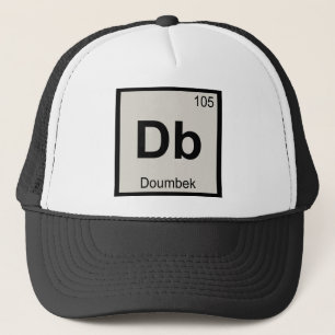 Gorra De Camionero Db - Símbolo de la tabla periódica de música de Do