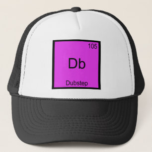 Gorra De Camionero Db - Símbolo químico de Dubstep divertido