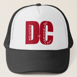 Gorra De Camionero DC Gran MÉDICA Rojo de MEDICINA QUIROPRACTICA