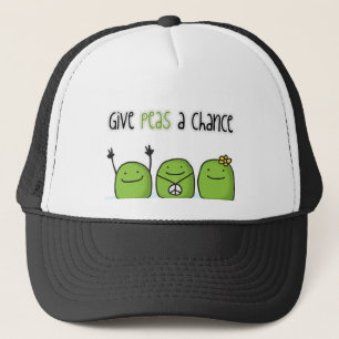Gorra De Camionero Dé a guisantes una oportunidad