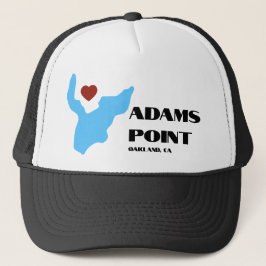 Gorra de camionero de Adams Point / Lake Merritt