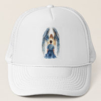 Gorra de camionero de ángel de la guarda