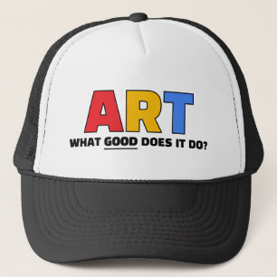 Gorra de camionero de arte