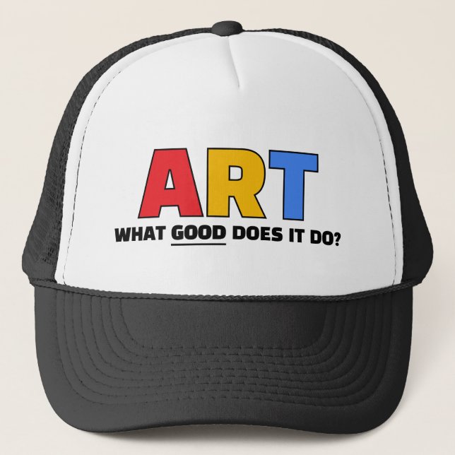 Gorra de camionero de arte (Anverso)