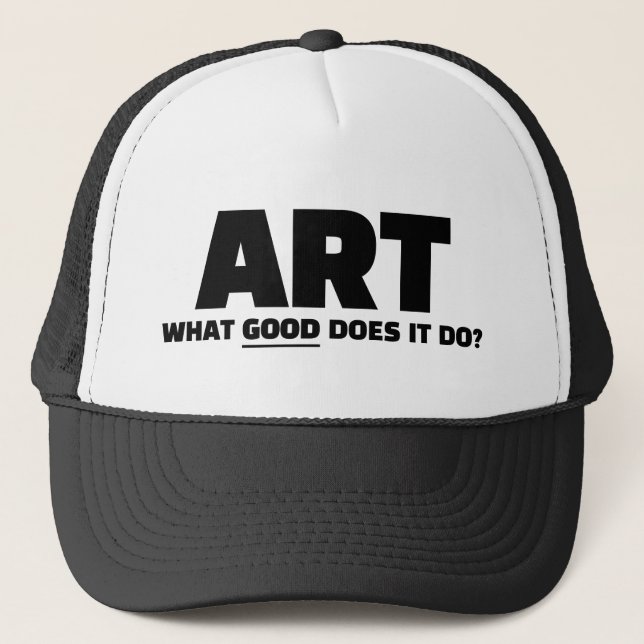 Gorra de Camionero de Arte (Anverso)