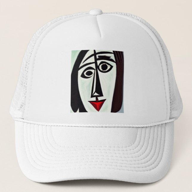 Gorra de camionero de arte abstracto (Anverso)