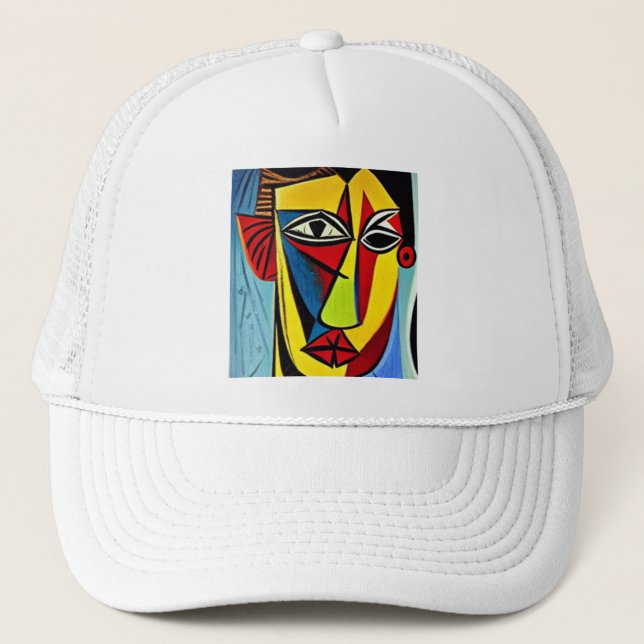 Gorra de camionero de arte abstracto (Anverso)