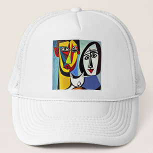Gorra de camionero de arte abstracto
