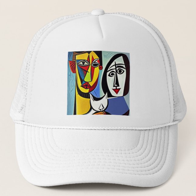 Gorra de camionero de arte abstracto (Anverso)