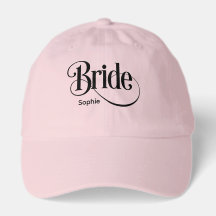 Gorra de camionero de béisbol para novia