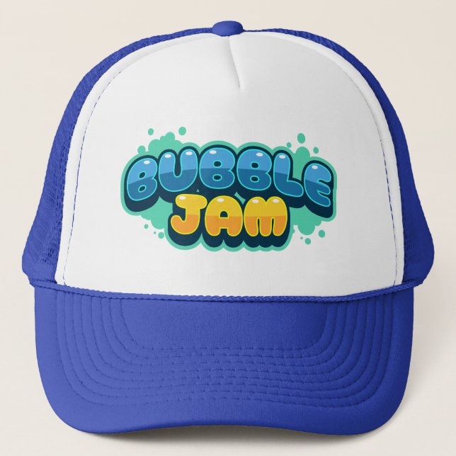 Gorra de camionero de Bubble Jam Baseball (Anverso)