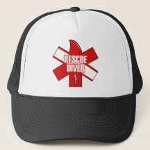 Gorra de camionero de buzo de rescate