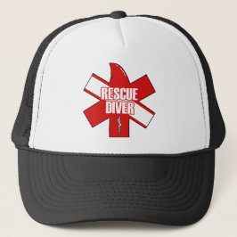 Gorra de camionero de buzo de rescate