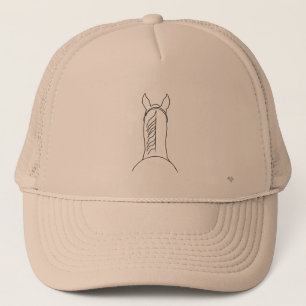 Gorra de camionero de caballo Entre las orejas