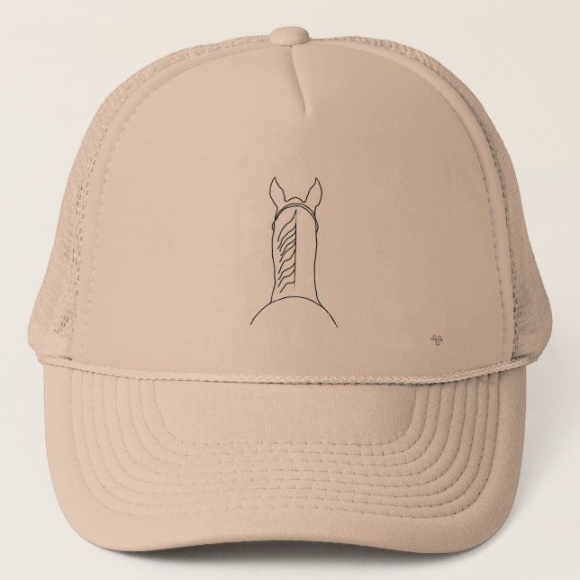 Gorra de camionero de caballo Entre las orejas (Anverso)