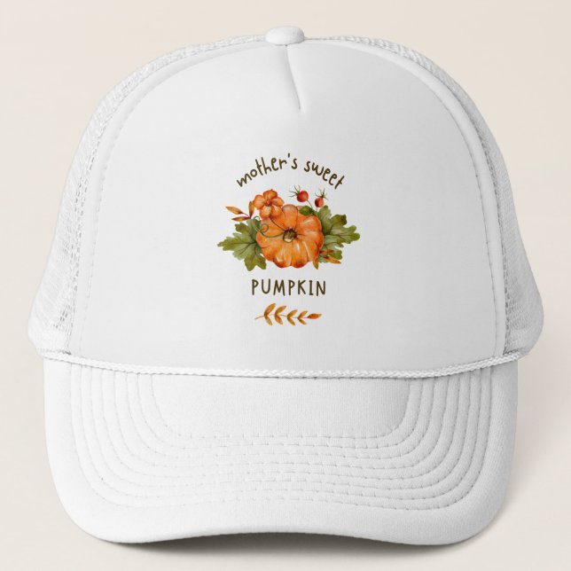 Gorra de camionero de calabaza dulce madre (Anverso)