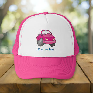 Gorra de camionero de coche de dibujos animados ro