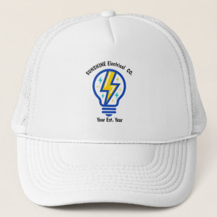 Gorra de camionero de empresa eléctrica personaliz
