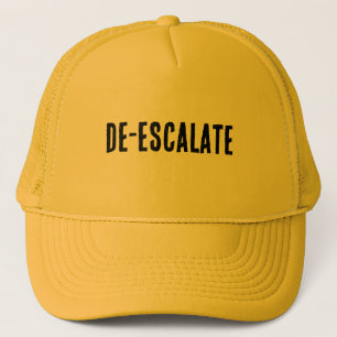 Gorra De Camionero "DE-ESCALATE"   Frase de una palabra  