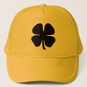 Gorra de camionero de espuma amarilla Black Clover
