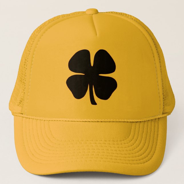 Gorra de camionero de espuma amarilla Black Clover (Anverso)