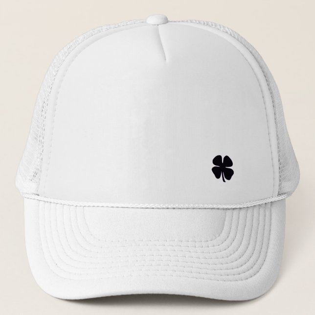Gorra de camionero de espuma blanca Black Clover (Anverso)