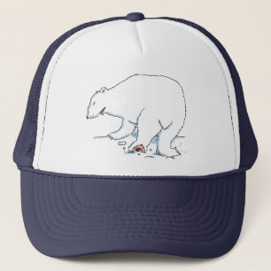 Gorra de camionero de espuma blanca y azul marino 