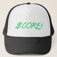 Gorra de camionero de espuma blanca y negra con si