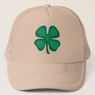 Gorra de camionero de espuma bronceada Lucky 4 Lea
