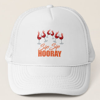Gorra de camionero de espuma de celebración ¡Hurra