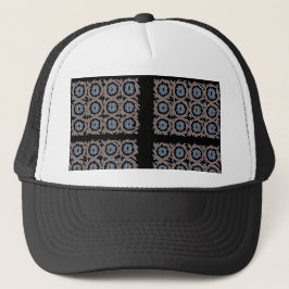 Gorra de camionero de espuma de flujo abstracto