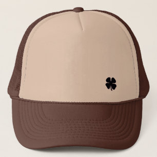 Gorra de camionero de espuma marrón y beige de Bla