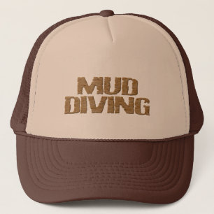 Gorra de camionero de espuma marrón y bronceada de
