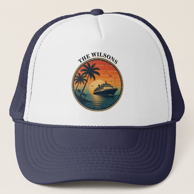 Gorra de camionero de espuma para reunión familiar (Anverso)