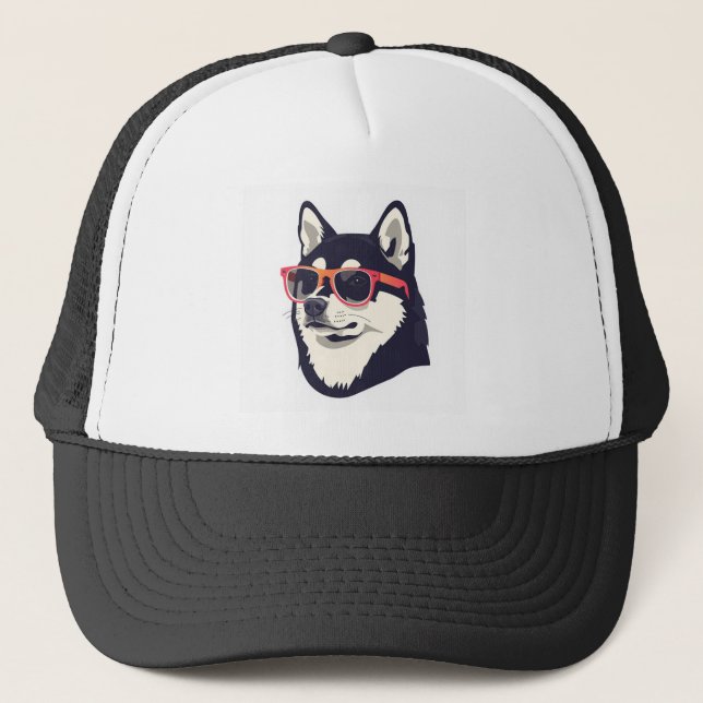Gorra de camionero de espuma personalizada Cool Hu (Anverso)
