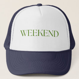 Gorra de camionero de fin de semana