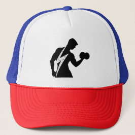 Gorra de camionero de fitness de culturismo gráfic
