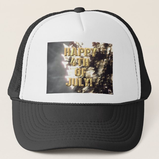 Gorra de camionero de fuegos artificiales 2 4 de j (Anverso)