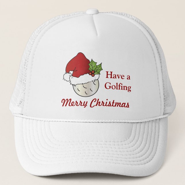 Gorra De Camionero 🏌️ de golf ‍ ♂️ Feliz Navidad (Anverso)