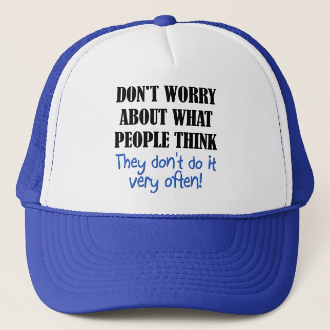 Gorra de camionero de gorra divertida que la gente (Anverso)