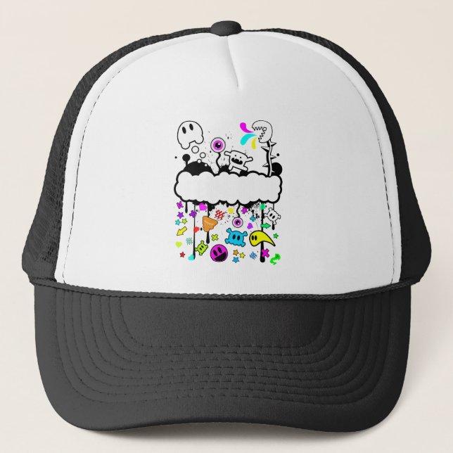 Gorra De Camionero De-hacer-DA Trippy (Anverso)