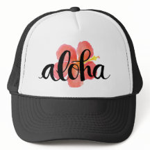 Gorra de camionero de Hibisco Aloha