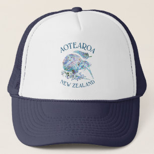 GORRA DE CAMIONERO DE KIWI DE NUEVA ZELANDA Y HELE