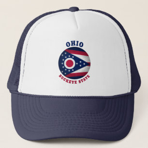 GORRA DE CAMIONERO DE LA BANDERA DEL ESTADO DE OHI