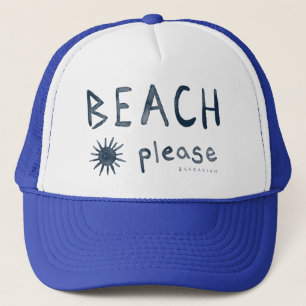 Gorra De Camionero De la PLAYA cita con playas de la acuarela POR