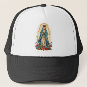 Gorra de camionero de la Virgen de Guadalupe