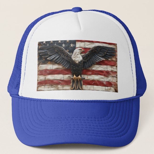 Gorra De Camionero 🦅 🇺 🇸 🧢 de libertad (Anverso)